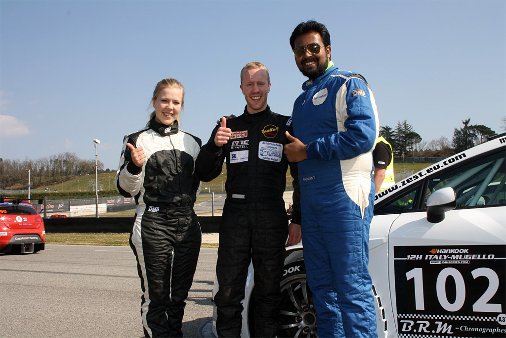 De tre Zest kørere: Nanna, Martin og Prashanth
(Foto: Steen Gøtsche)